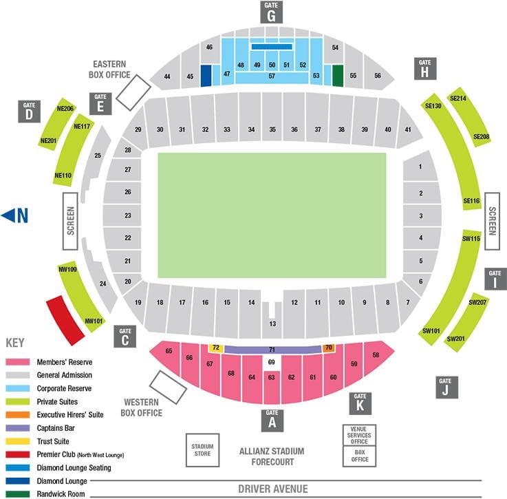Harta e allianz arena vend