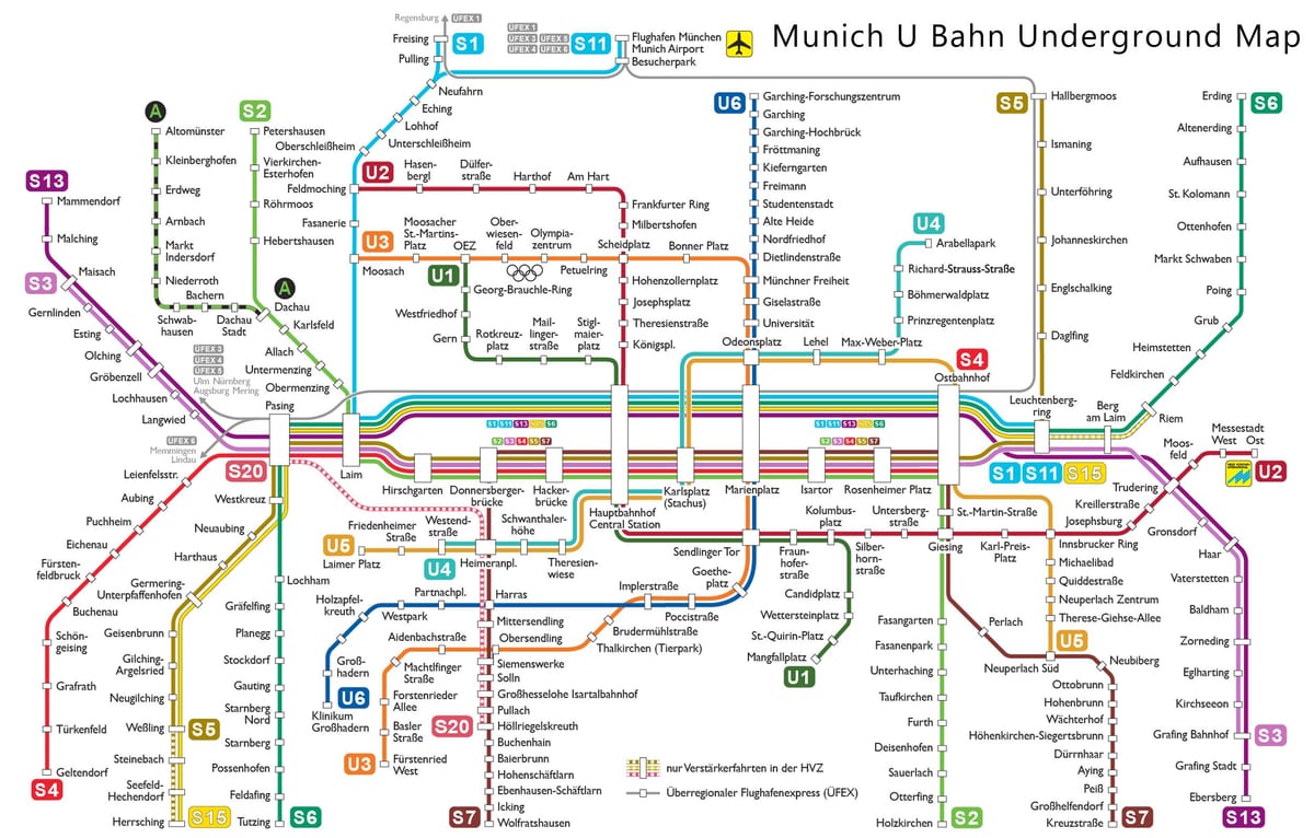 u bahn munchen hartë