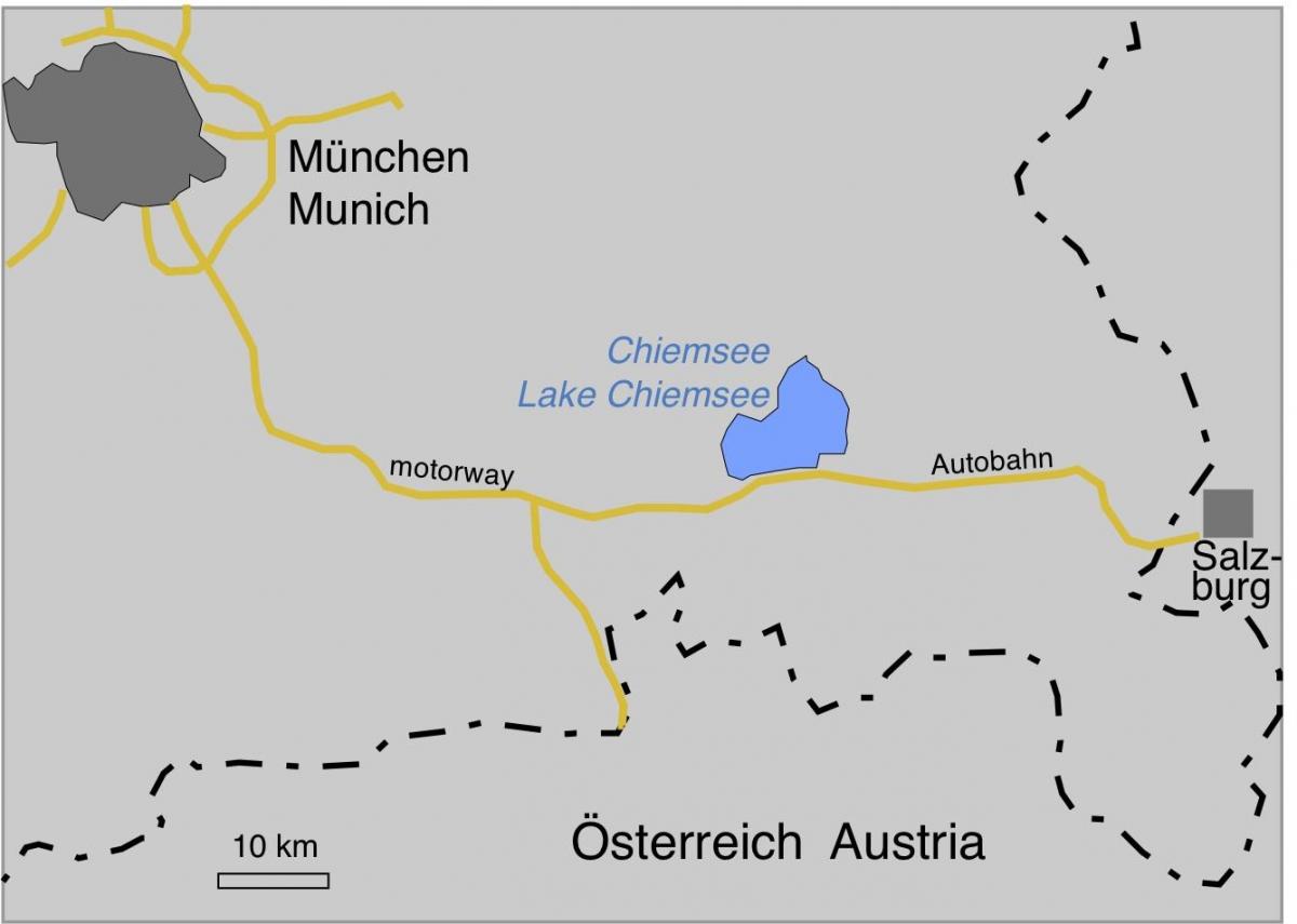 Harta ofmunich liqeneve 