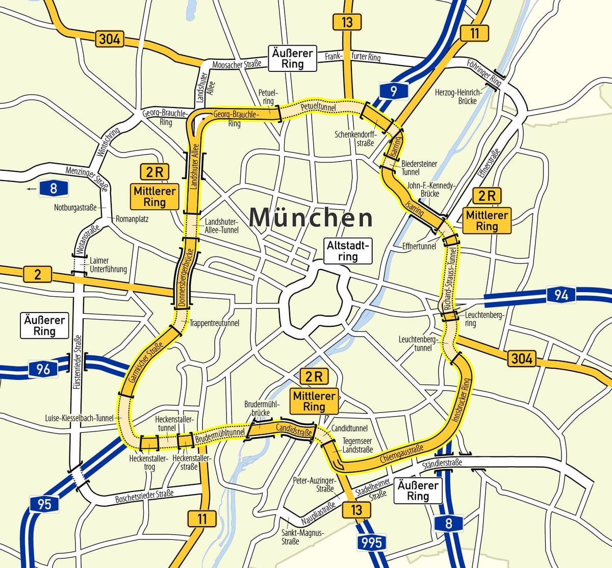 munchen unazë hartë