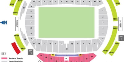 Harta e allianz arena vend 