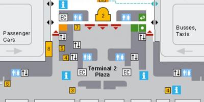 Harta e mynihut aeroporti ardhje