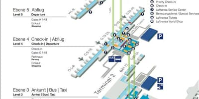 Harta e mynihut aeroporti lufthansa