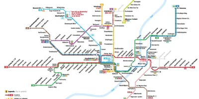 Harta e mynihut tramvaj
